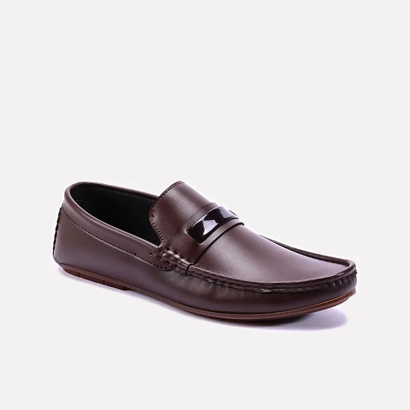 Men's loafers with a moc - toe design Men's loafers with a moc - toe design Vellum Brown Loafers 0130874 Men's loafers with a moc - toe design Men's loafers with a moc - toe design Vellum Brown Loafers 0130874