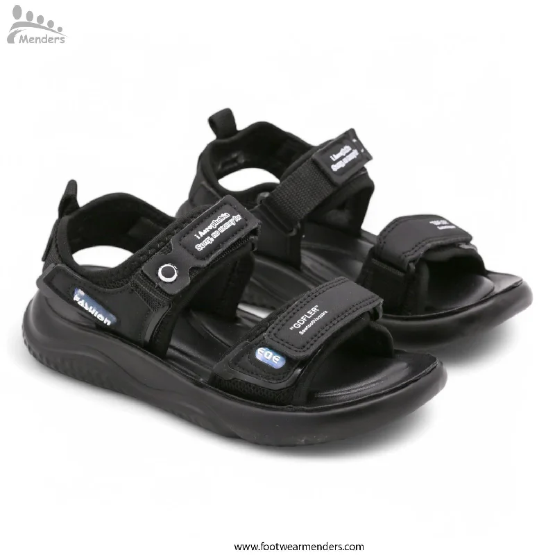 Leather men's slippers with a mule style B808 Kids sandal