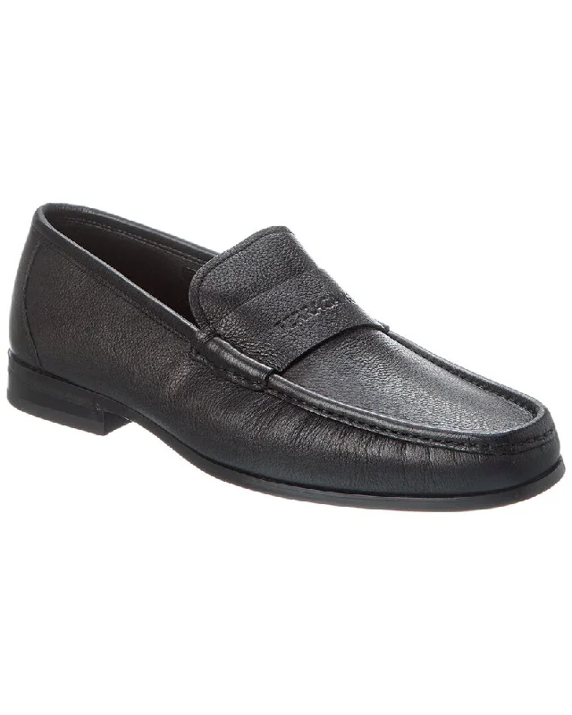 Men's loafers with a low - heeled design Men's loafers with a low - heeled design Ferragamo Dupont Leather Loafer Men's loafers with a low - heeled design Men's loafers with a low - heeled design Ferragamo Dupont Leather Loafer