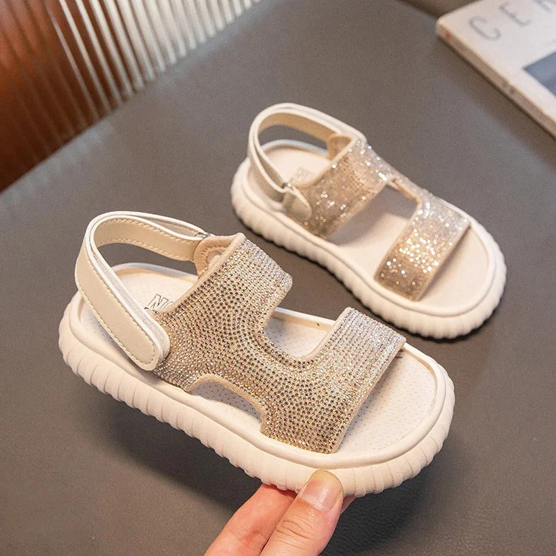 Men's slippers with a soft, flexible sole Kids pearl sandal