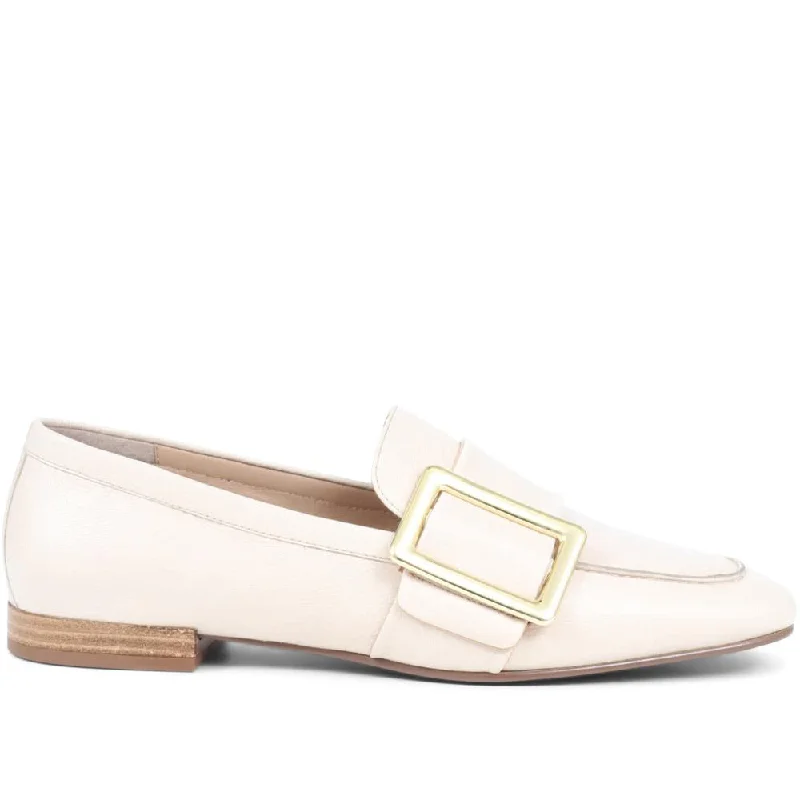 Men's casual shoes with a soft insole for cushioning Stefania Leather Slip-On Shoes - STEFANIA / 324 557 Men's casual shoes with a soft insole for cushioning Stefania Leather Slip-On Shoes - STEFANIA / 324 557