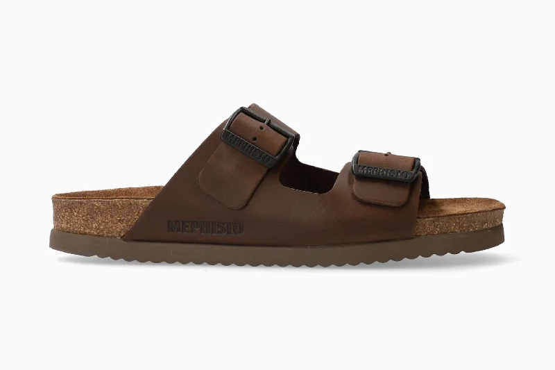 Men's sandals with a buckle closure Men's sandals with a buckle closure Nerio - Dark Brown Men's sandals with a buckle closure Men's sandals with a buckle closure Nerio - Dark Brown