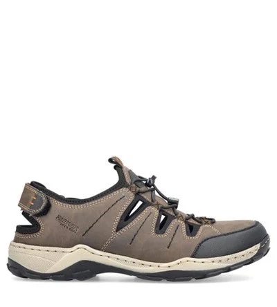 Men's casual shoes with a sporty look and feel RIEKER ANDREAS SANDAL