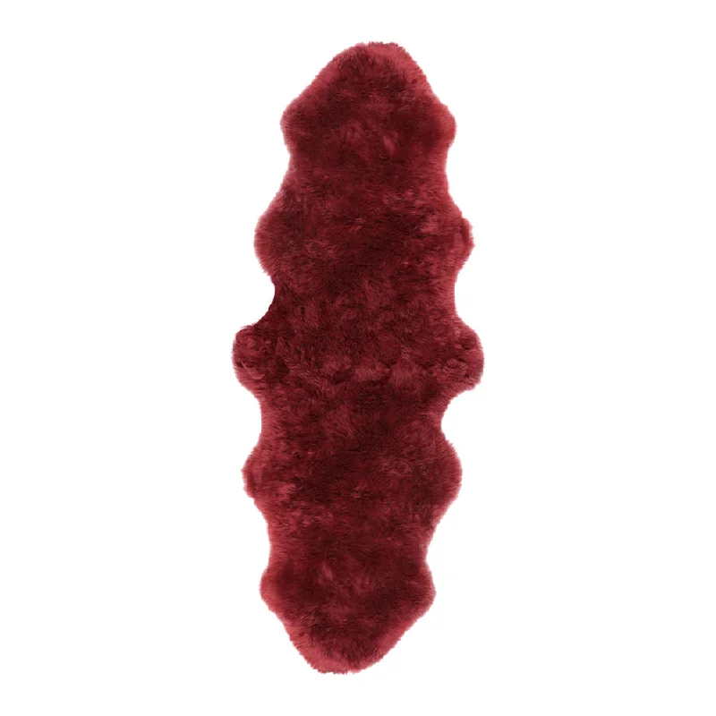 Men's slippers with a wool blend upper for warmth Double Sheepskin Rug Colour Strawberry Men's slippers with a wool blend upper for warmth Double Sheepskin Rug Colour Strawberry