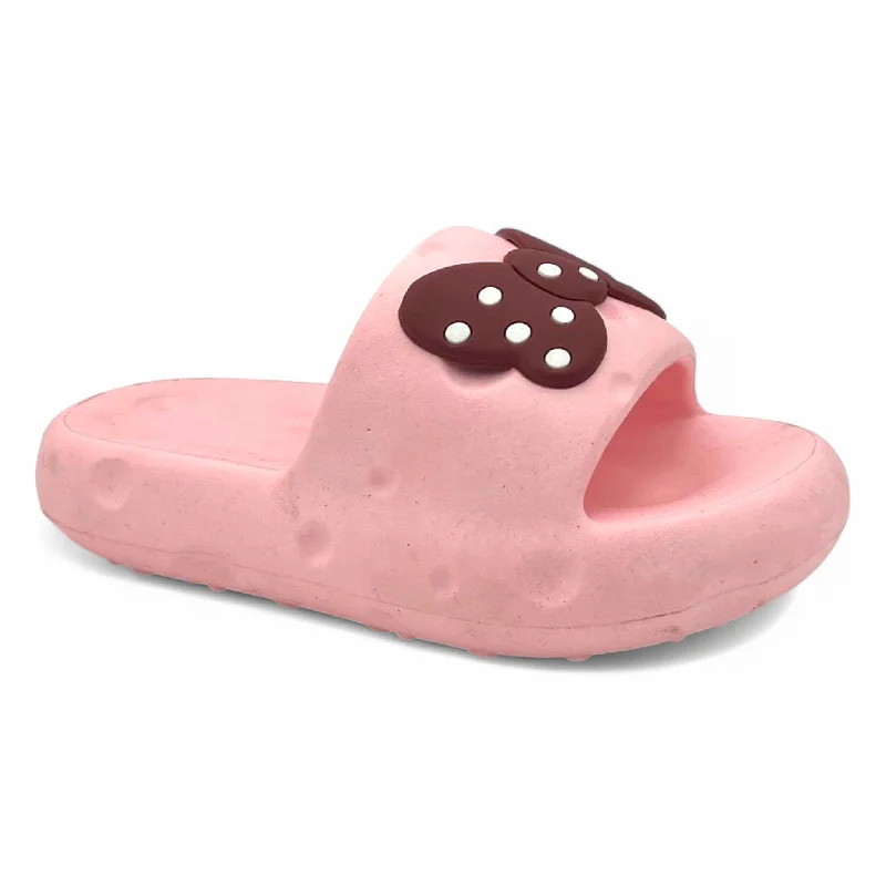 Men's slippers with a leather sole for a classic look Pink comfy slipper