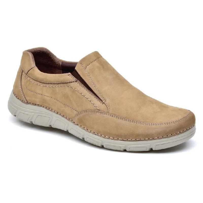 Men's loafers with a perforated leather upper for ventilation Men's loafers with a perforated leather upper for ventilation Men's Nubuck leather Mocassin - Rock Men's loafers with a perforated leather upper for ventilation Men's loafers with a perforated leather upper for ventilation Men's Nubuck leather Mocassin - Rock