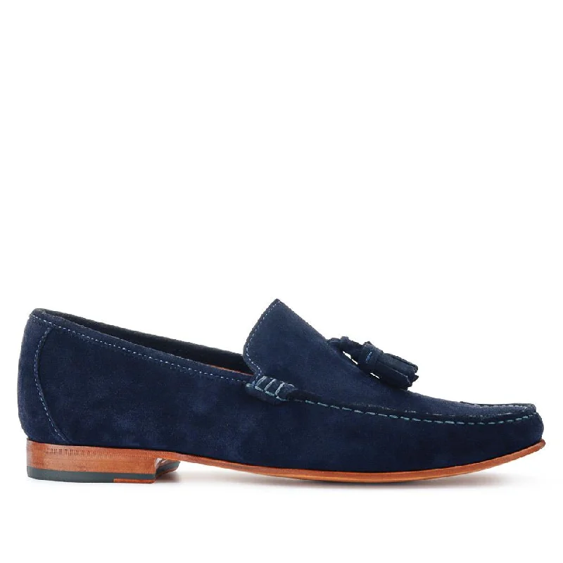 Navy Suede