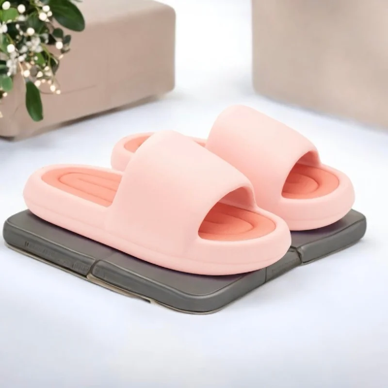 Men's slippers with a padded collar for comfort E08 Eva Comfy