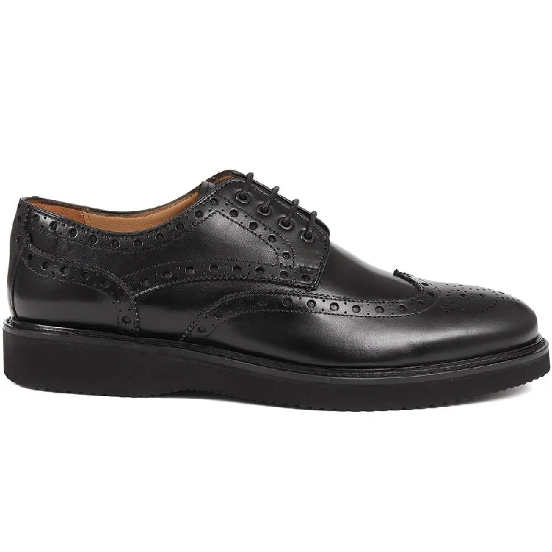Men's casual shoes with a thick sole for added height London City Brogue Derby Shoes - LONDONCITY / 321 661 Men's casual shoes with a thick sole for added height London City Brogue Derby Shoes - LONDONCITY / 321 661