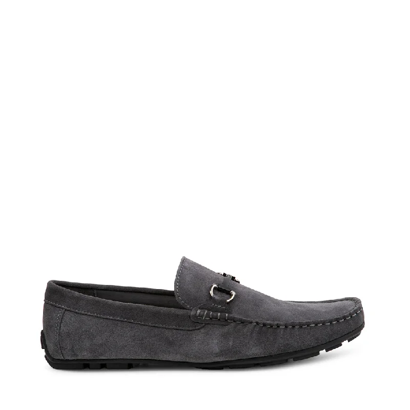 Men's loafers with a low - heeled design Men's loafers with a low - heeled design MAURIE GREY SUEDE Men's loafers with a low - heeled design Men's loafers with a low - heeled design MAURIE GREY SUEDE