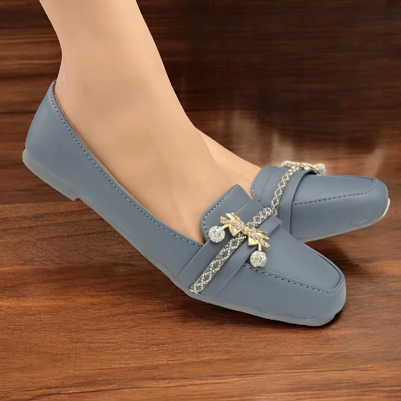 Men's slippers with a rubber sole for outdoor use M0517 flat pump