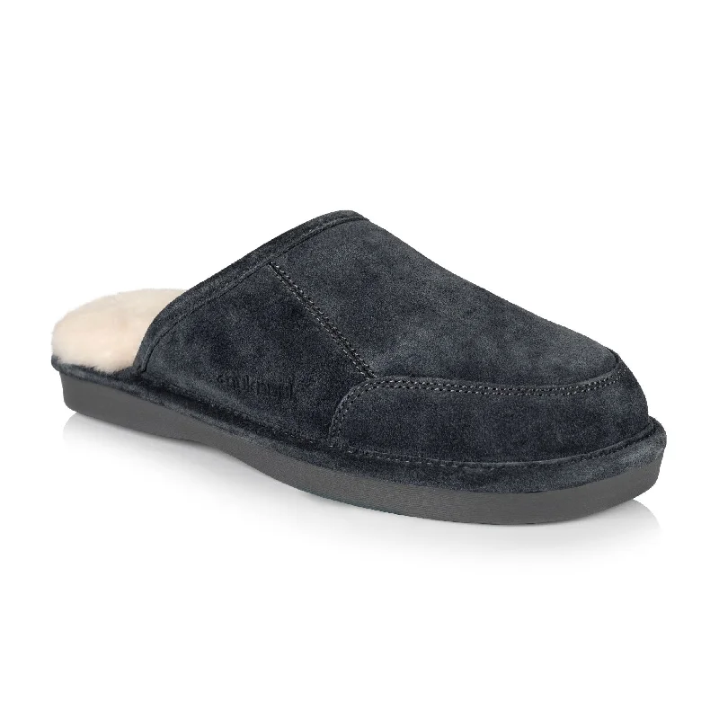 Men's slippers with a removable insole for cleaning Brandon men's slipper (Grey)