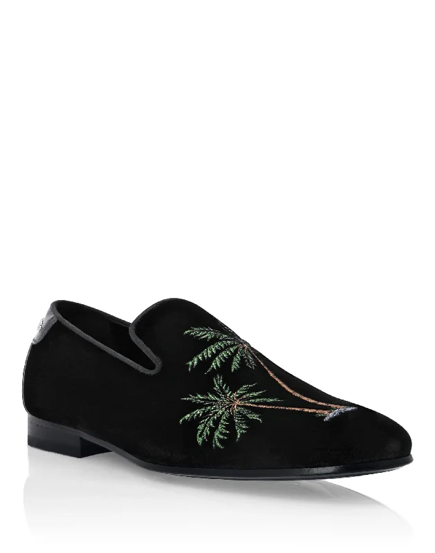 Men's loafers with a low - heeled design Men's loafers with a low - heeled design Velvet Loafers Palms Men's loafers with a low - heeled design Men's loafers with a low - heeled design Velvet Loafers Palms