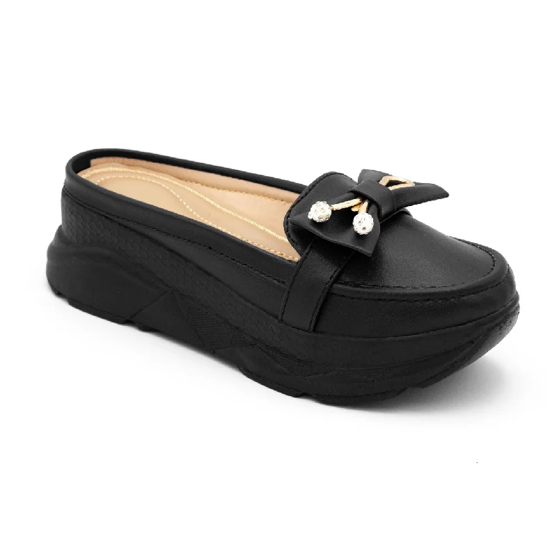 Men's slippers with a memory foam insole M0507 open back