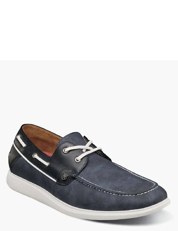 Men's loafers with a perforated leather upper for ventilation Men's loafers with a perforated leather upper for ventilation Men's Reid Moc Toe Boat Shoe In Navy Men's loafers with a perforated leather upper for ventilation Men's loafers with a perforated leather upper for ventilation Men's Reid Moc Toe Boat Shoe In Navy