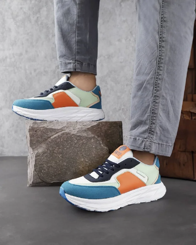 Men's casual shoes with a logo patch on the tongue Bacca Bucci Men's SYLVIA Chunky Sole Sneakers Men's casual shoes with a logo patch on the tongue Bacca Bucci Men's SYLVIA Chunky Sole Sneakers
