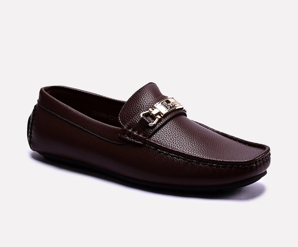 Men's loafers with a moc - toe design Men's loafers with a moc - toe design Mark Dark Brown Loafers 0130796 Men's loafers with a moc - toe design Men's loafers with a moc - toe design Mark Dark Brown Loafers 0130796