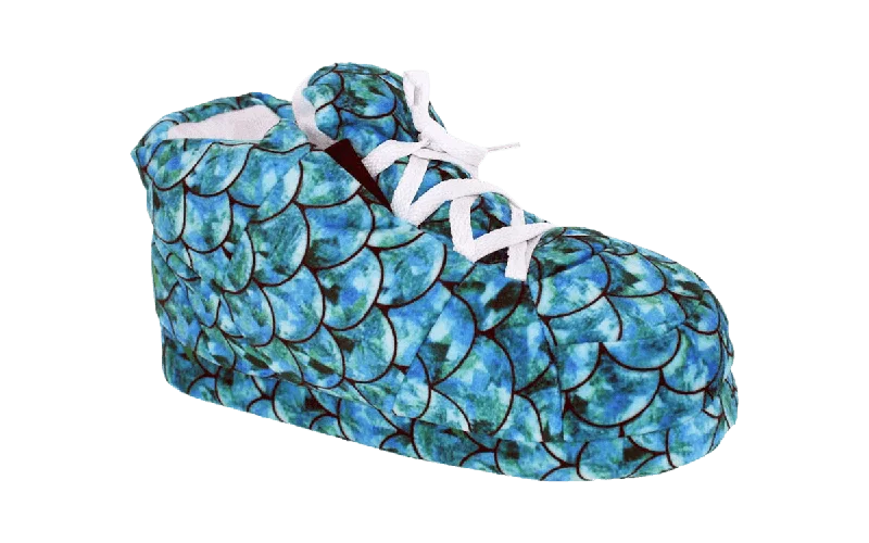 Men's slippers with a breathable fabric upper Teal Mermaid