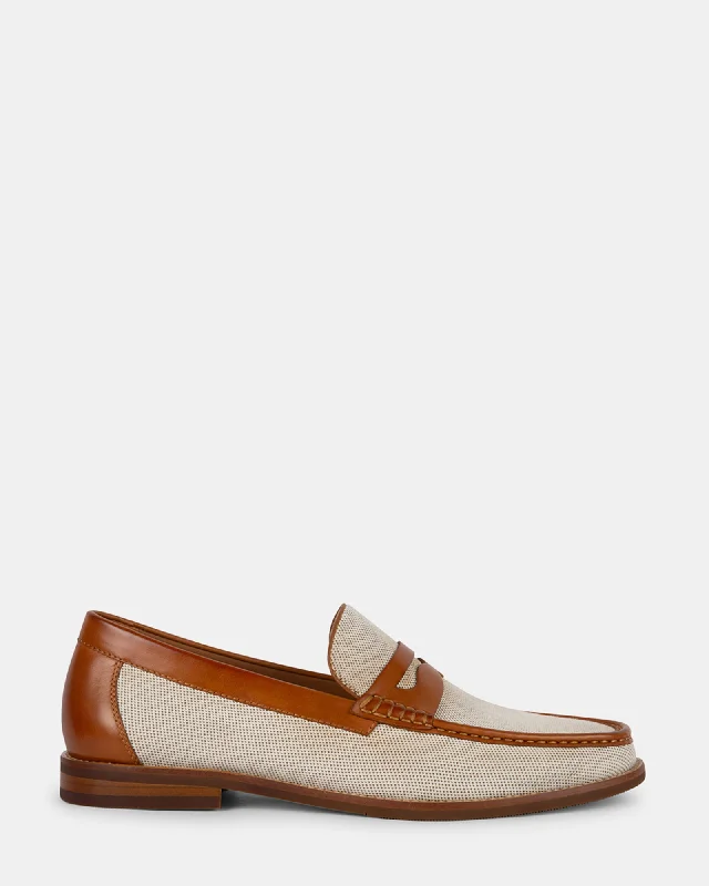Men's loafers with a leather lining for comfort Men's loafers with a leather lining for comfort CASTILLE TAN Men's loafers with a leather lining for comfort Men's loafers with a leather lining for comfort CASTILLE TAN
