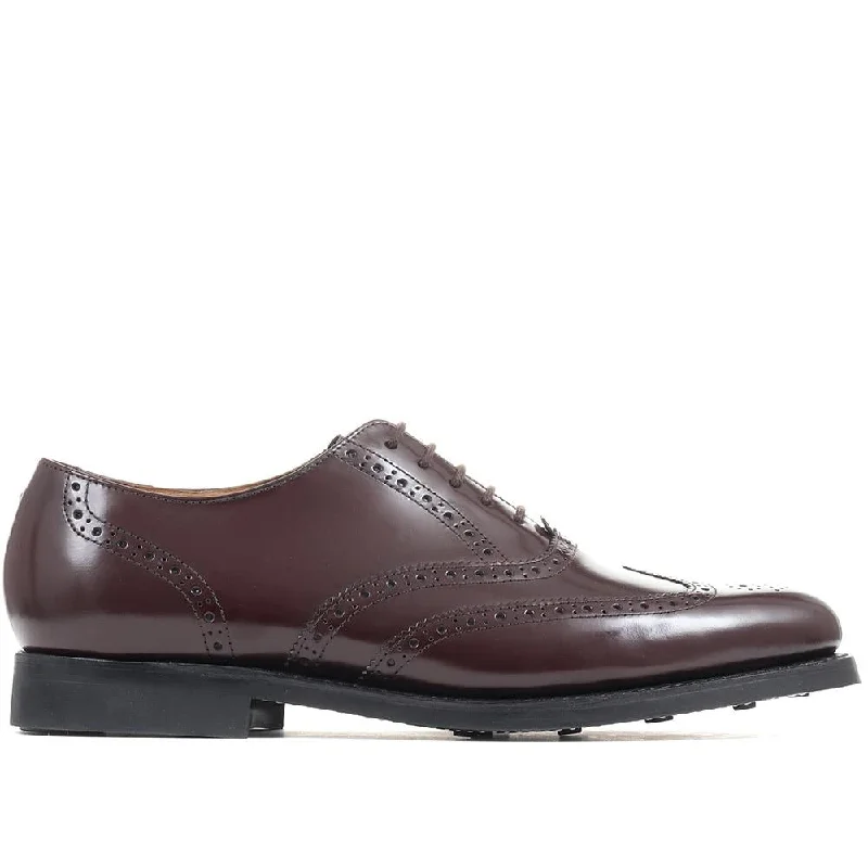 Men's casual shoes with a metallic trim Mayfair Goodyear Welted Leather Oxford Brogues - MAYFAIR2 / 318 988 Men's casual shoes with a metallic trim Mayfair Goodyear Welted Leather Oxford Brogues - MAYFAIR2 / 318 988