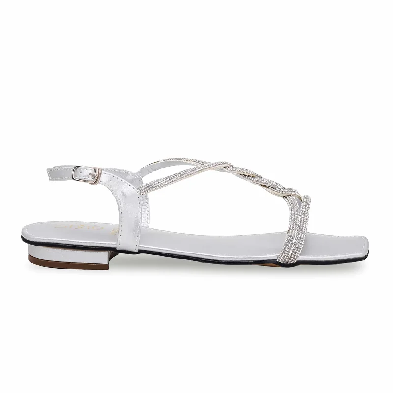 Men's sandals with a buckle closure Men's sandals with a buckle closure Silver Fancy Sandal FN5921 Men's sandals with a buckle closure Men's sandals with a buckle closure Silver Fancy Sandal FN5921
