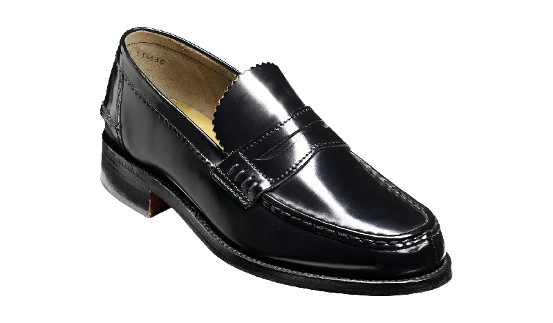 Men's loafers with a low - heeled design Men's loafers with a low - heeled design Caruso - Black Hi-Shine Men's loafers with a low - heeled design Men's loafers with a low - heeled design Caruso - Black Hi-Shine