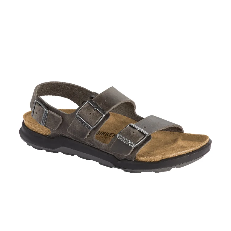 Waterproof men's sandals for water activities Waterproof men's sandals for water activities Milano Cross Town Iron Oiled Leather Waterproof men's sandals for water activities Waterproof men's sandals for water activities Milano Cross Town Iron Oiled Leather