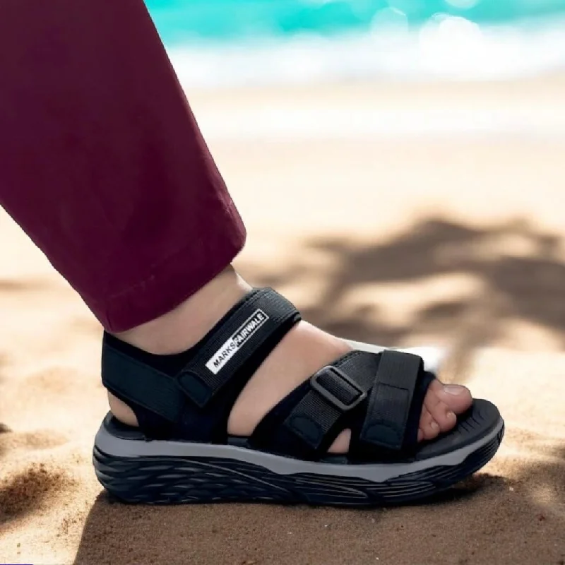 Men's slippers in a warm color like red or brown Skr 50901 sandal