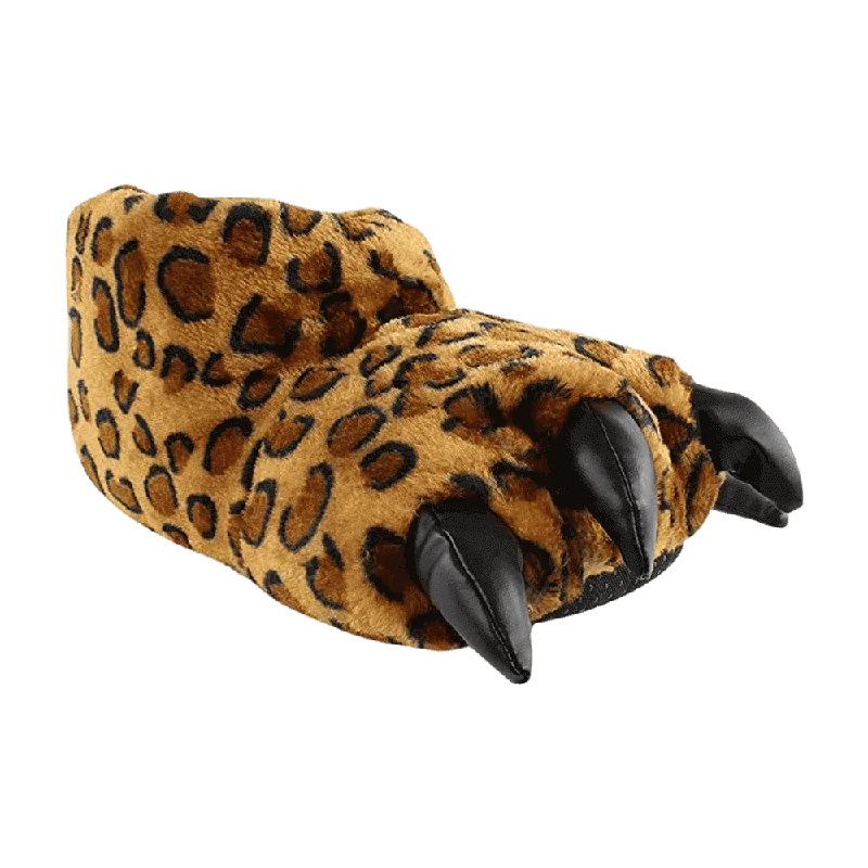 Men's slippers with a decorative pom - pom or tassel Leopard Claw Foot Slippers