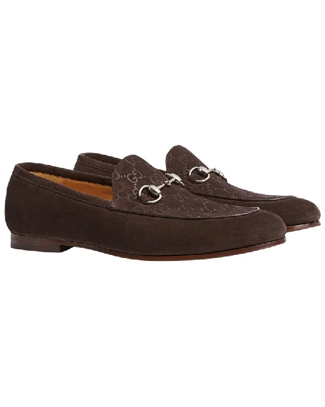 Men's loafers with a moc - toe design Men's loafers with a moc - toe design GUCCI Suede Loafer Men's loafers with a moc - toe design Men's loafers with a moc - toe design GUCCI Suede Loafer