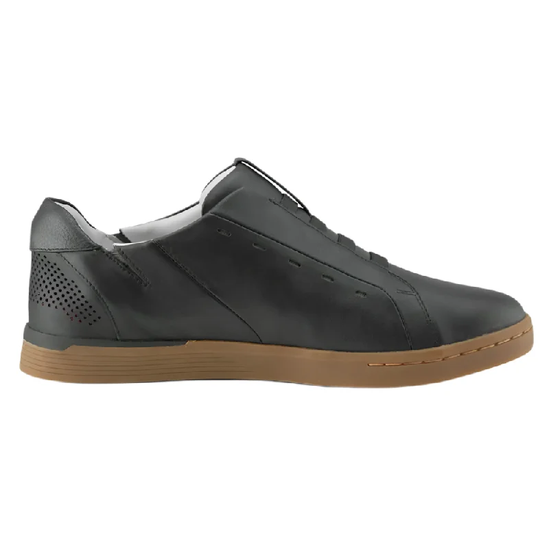 Men's casual sneakers with a mesh upper Kizik New York Men's Hands Free Shoes Black Gum Men's casual sneakers with a mesh upper Kizik New York Men's Hands Free Shoes Black Gum