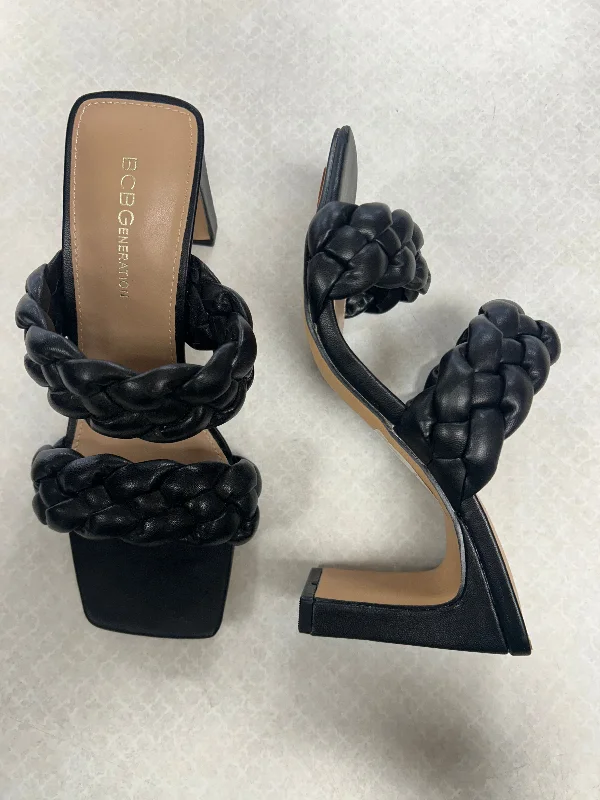 Men's sandals with a contrast stitching detail Men's sandals with a contrast stitching detail Sandals Heels Block By Bcbgeneration In Black, Size:7 Men's sandals with a contrast stitching detail Men's sandals with a contrast stitching detail Sandals Heels Block By Bcbgeneration In Black, Size:7