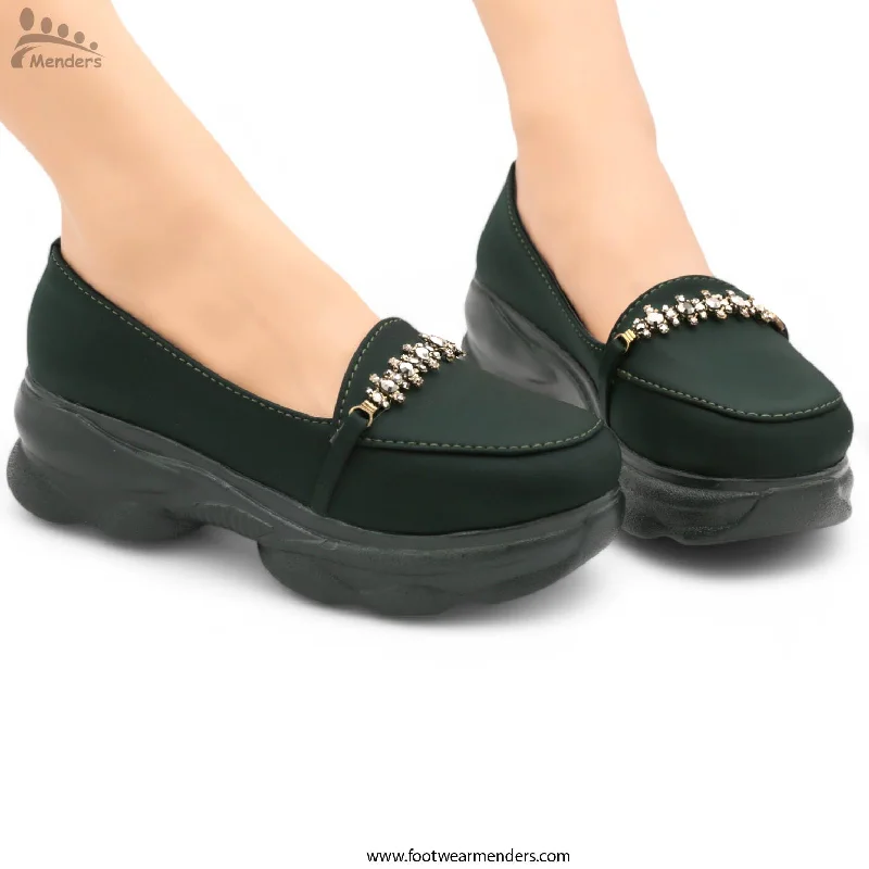 Men's slippers with a shock - absorbing midsole M0337 wedge pump