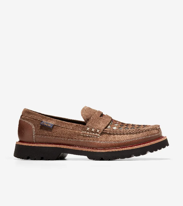 Men's loafers with a moc - toe design Men's loafers with a moc - toe design Cole Haan x Pendleton American Classics Penny Loafer Men's loafers with a moc - toe design Men's loafers with a moc - toe design Cole Haan x Pendleton American Classics Penny Loafer