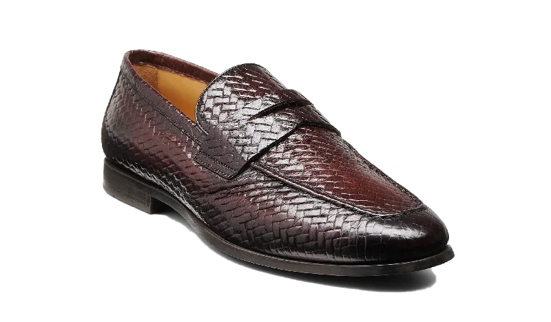 Men's loafers with a removable insole for cleaning Men's loafers with a removable insole for cleaning Capri - Brown Weave Brown Stain Men's loafers with a removable insole for cleaning Men's loafers with a removable insole for cleaning Capri - Brown Weave Brown Stain