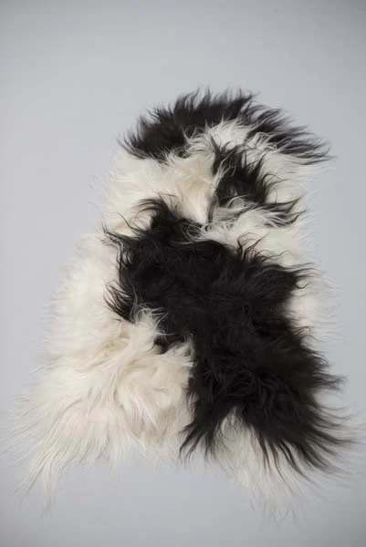 Men's plush slippers with a faux fur lining ICELANDIC SHEEPSKIN RUGS