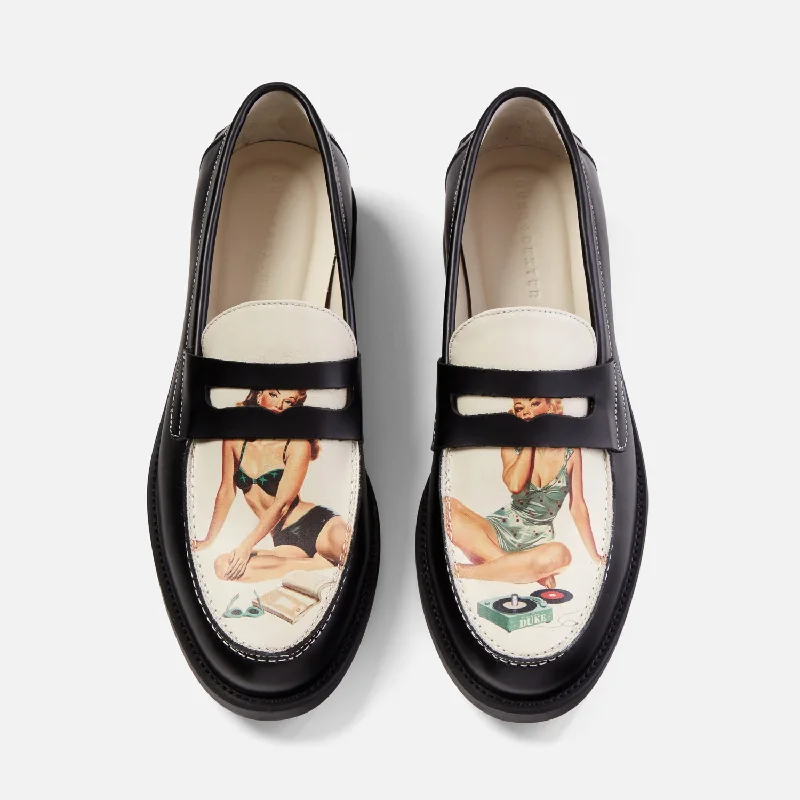 Men's loafers with a smooth leather finish Men's loafers with a smooth leather finish Wilde Pin Up II Penny Loafer - Men's Men's loafers with a smooth leather finish Men's loafers with a smooth leather finish Wilde Pin Up II Penny Loafer - Men's