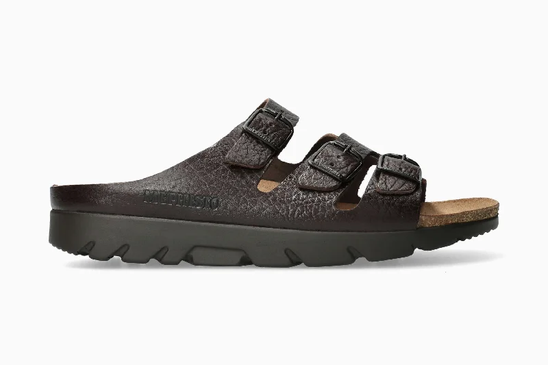 Men's sandals with a wide strap for support Men's sandals with a wide strap for support Zach Fit. - Dark Brown Men's sandals with a wide strap for support Men's sandals with a wide strap for support Zach Fit. - Dark Brown