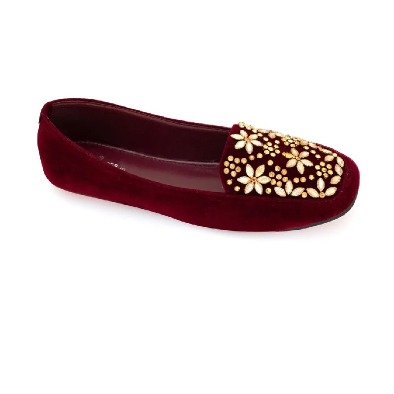 Men's slippers in a warm color like red or brown Fior rosa pump