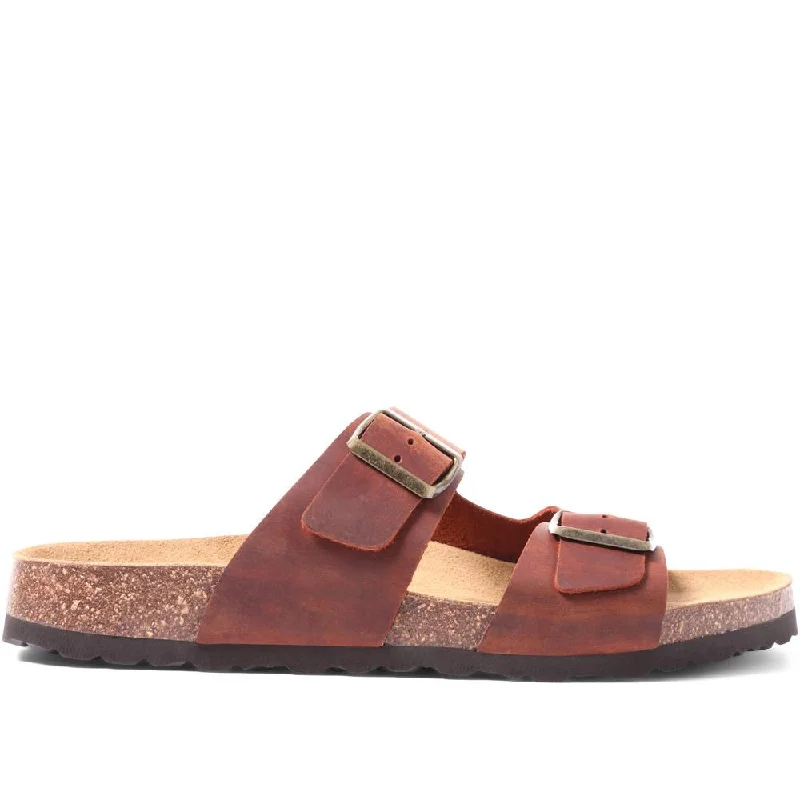 Men's casual shoes with a low - profile design Leather Sandals - WALTHAMSTOW / 323 930 Men's casual shoes with a low - profile design Leather Sandals - WALTHAMSTOW / 323 930