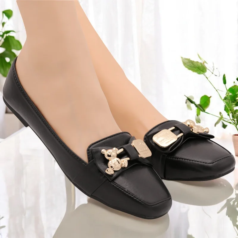 Men's slippers with a leather sole for a classic look M0433 flat pump