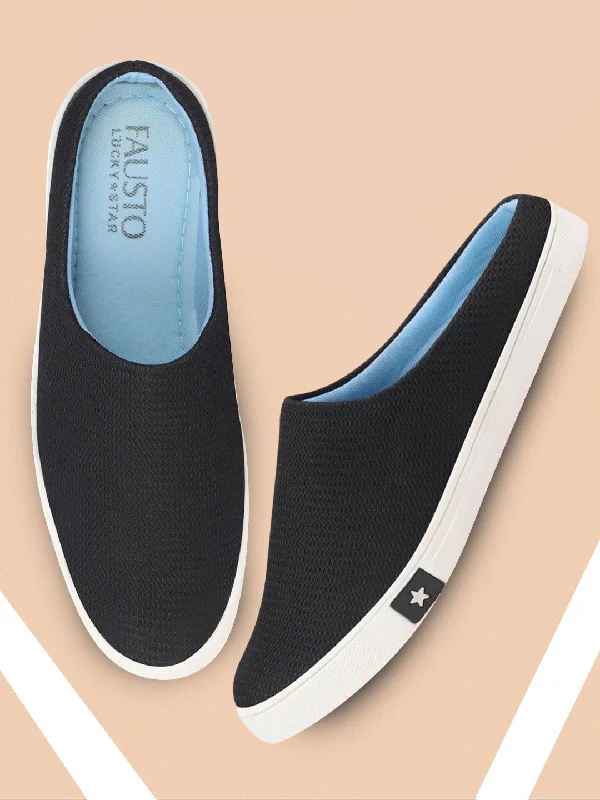 Men's casual shoes with a thick sole for added height Men Black Casual Canvas Slip-On Shoes Men's casual shoes with a thick sole for added height Men Black Casual Canvas Slip-On Shoes