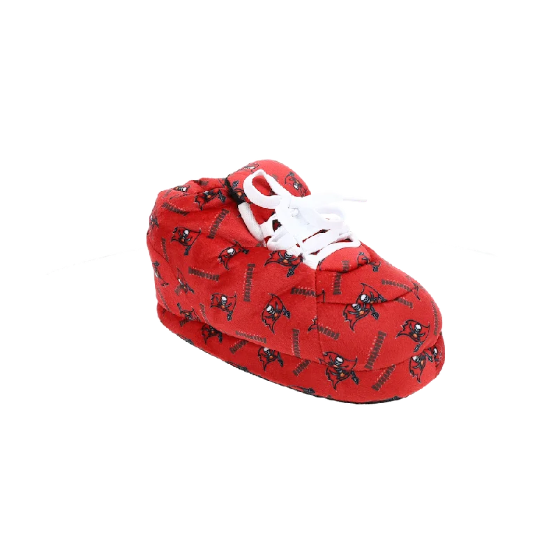 Men's slippers with a wool blend upper for warmth Tampa Bay Buccaneers Printed Logo Slippers