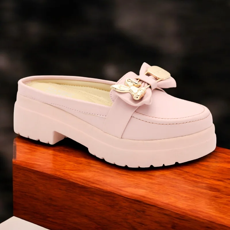 Men's slippers with a pointed toe for a stylish appearance M0498 open back
