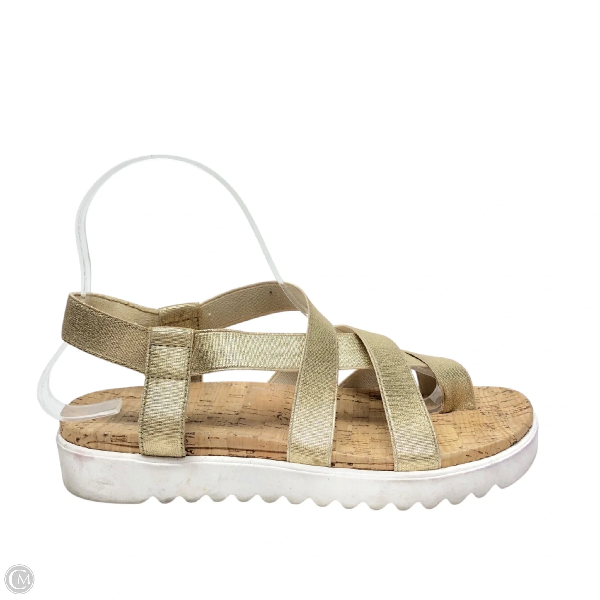 Men's sandals with a perforated leather upper for ventilation Men's sandals with a perforated leather upper for ventilation Sandals Flats By Mix No 6 In Gold, Size: 6.5 Men's sandals with a perforated leather upper for ventilation Men's sandals with a perforated leather upper for ventilation Sandals Flats By Mix No 6 In Gold, Size: 6.5