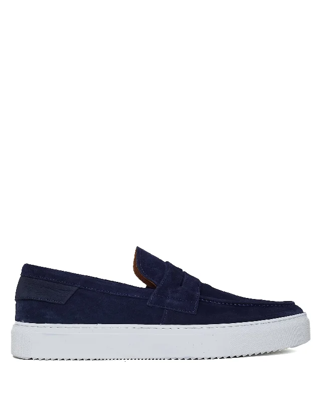 Men's loafers with a leather lining for comfort Men's loafers with a leather lining for comfort Ollie Suede Navy Men's loafers with a leather lining for comfort Men's loafers with a leather lining for comfort Ollie Suede Navy