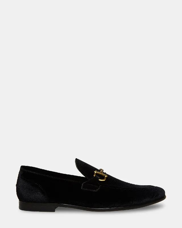 Men's loafers with a removable insole for cleaning Men's loafers with a removable insole for cleaning DELRAYY BLACK VELVET Men's loafers with a removable insole for cleaning Men's loafers with a removable insole for cleaning DELRAYY BLACK VELVET