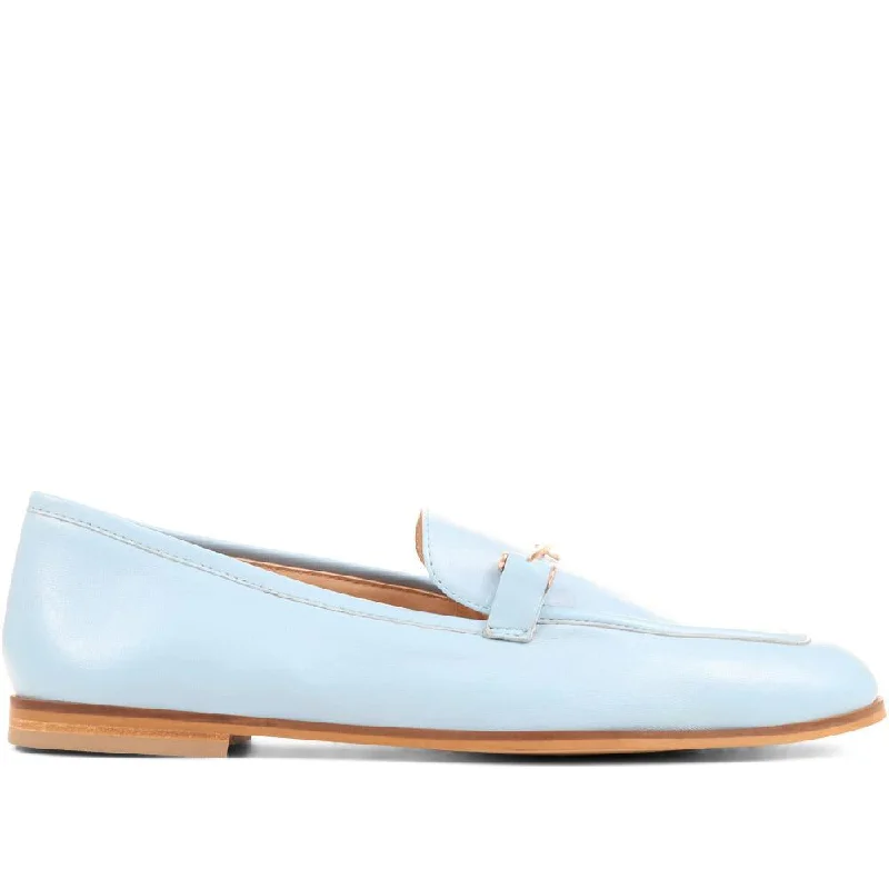 Men's casual shoes with a sporty look and feel Loren Leather Snaffle Loafers - LOREN / 323 352