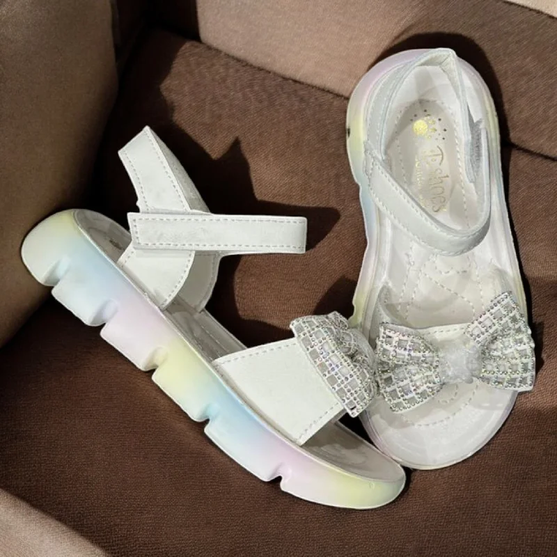 Men's slippers with a shock - absorbing midsole Kids bow sandal