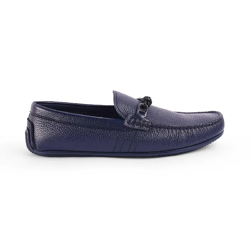 Men's loafers with a moc - toe design Men's loafers with a moc - toe design Tresmode Bristo Blue Men's Leather Driving Loafers Men's loafers with a moc - toe design Men's loafers with a moc - toe design Tresmode Bristo Blue Men's Leather Driving Loafers